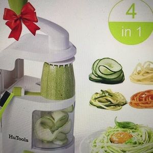 Zoodle Maker Spiralizer Veggies Slicer 4in1 blades